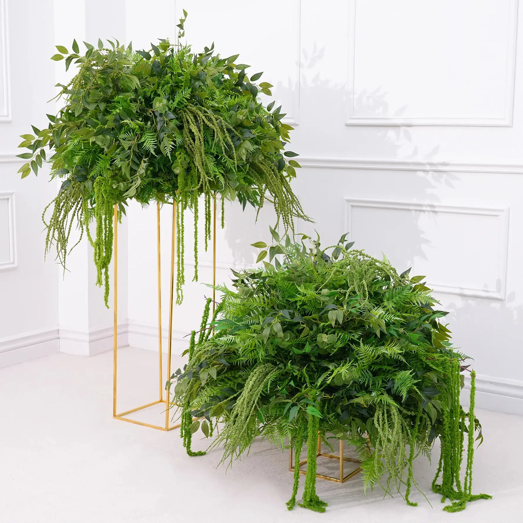 S-A8868 2pcs/set Mori Greenery Rattan Flower Ball Wedding Table Centerpieces Decor