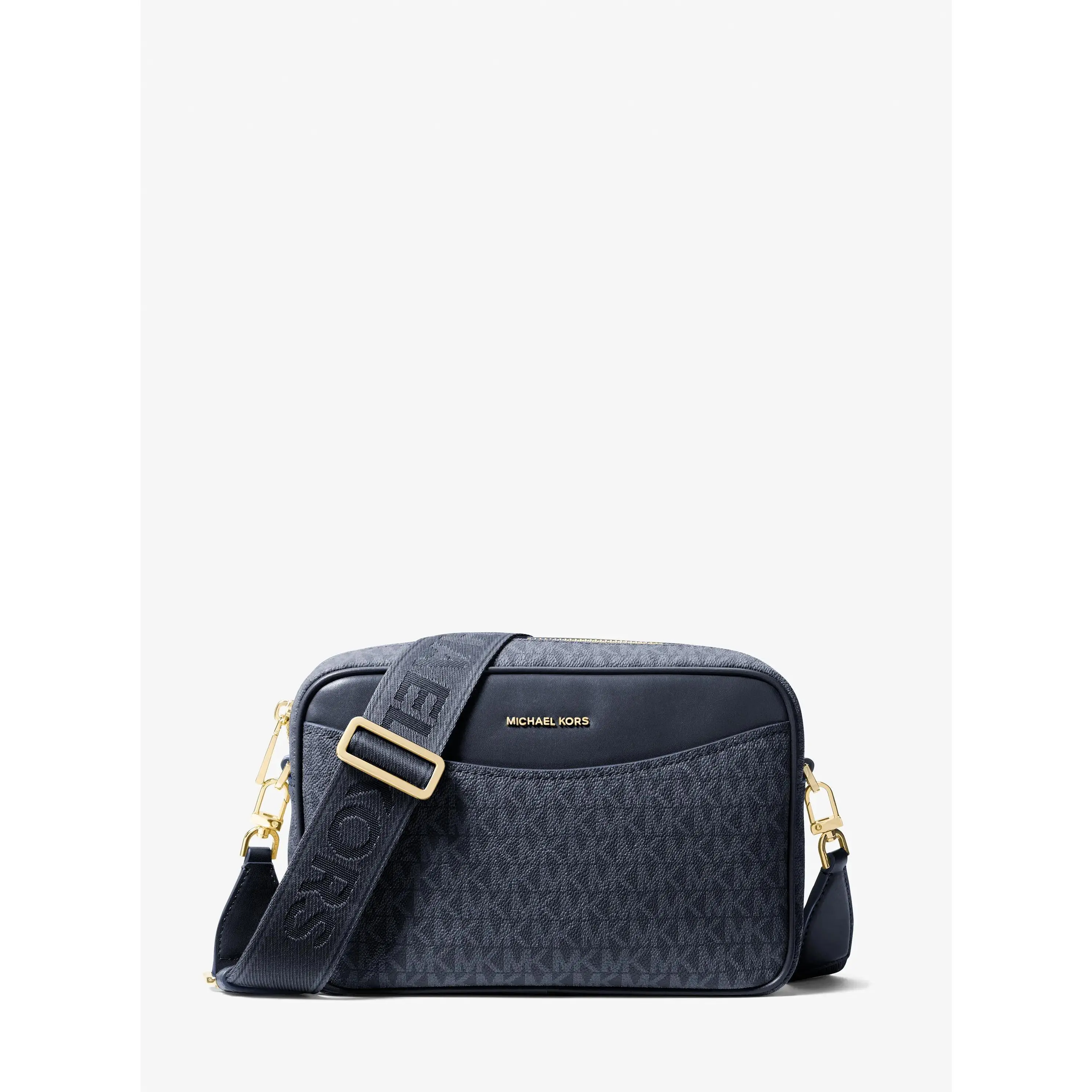 Bev Large Signature Logo Crossbody Bag