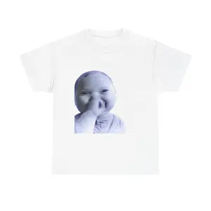 Frying Baby Tee - Laughing Baby Meme Photo T‑Shirt