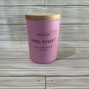 Candle Cloud Spring Bouquet Floral Scented Candle
