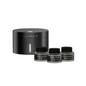 Scentiment Car Diffuser Discovery Kit - Includes 3 Signature 10ml Fragrance Oils for Cold Air Diffusion - No Water or Heat Needed - Sleek Design - Perfect for Everyday Use