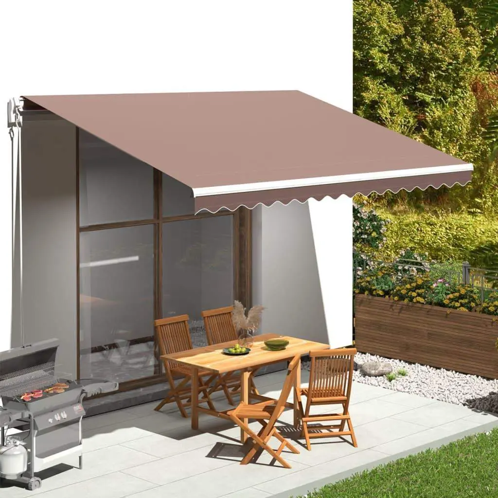 Replacement Fabric for Awning Brown 14.8'x11.5'
