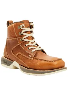 Cody James Men's 6.5" Xero Lite Lace-Up Moc Work Boot Composite Toe - Bcjc0s0w60