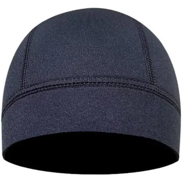 Neoprene Diving Hood, 2.5mm Swim Cap with Chin Straps, Surf Beanie Diving Cap for Men Women Water  Swimming Black Round Swimming Cap