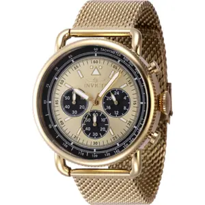 Invicta Men's 47360 Speedway Quartz Chronograph Gold Dial Watch