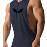Men's Sexy Fitness Tank Top, Summer Solid Sleeveless Vest, Sporty Casual Muscle Training T-Shirt, Comfortable and Stylish Workout Wear, Athletic Tank Top, Activewear Vest