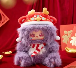 Samuel Cute Pets Bring Good Fortune to welcome the spring festival-680% blind box Bunny Plush Dolls，Soft Furry Collectibles，Stuffed Animal