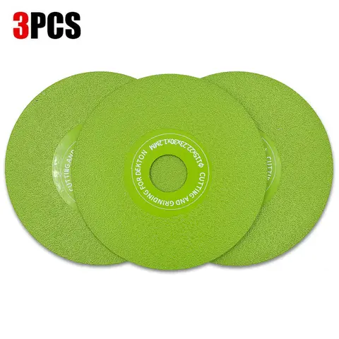 3pcs 115mm Diamond Saw Blades - High-Density Diamond Sand, Brazing Integrated Forming & Fine Workmanship, Brazing Process, 45° Angle Cut Porous Design for Ceramic Tile/Marble, Chamfer/Polishing Blade Replacement Power Tool Accessory