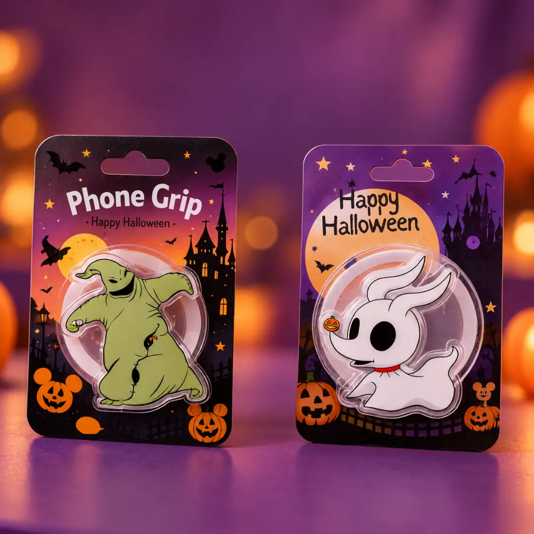 Halloween Ghost Character Phone Grip Cute Spooky Sack Monster Ghost Dog Holder Stand MagSafe Compatible Season Gift Set