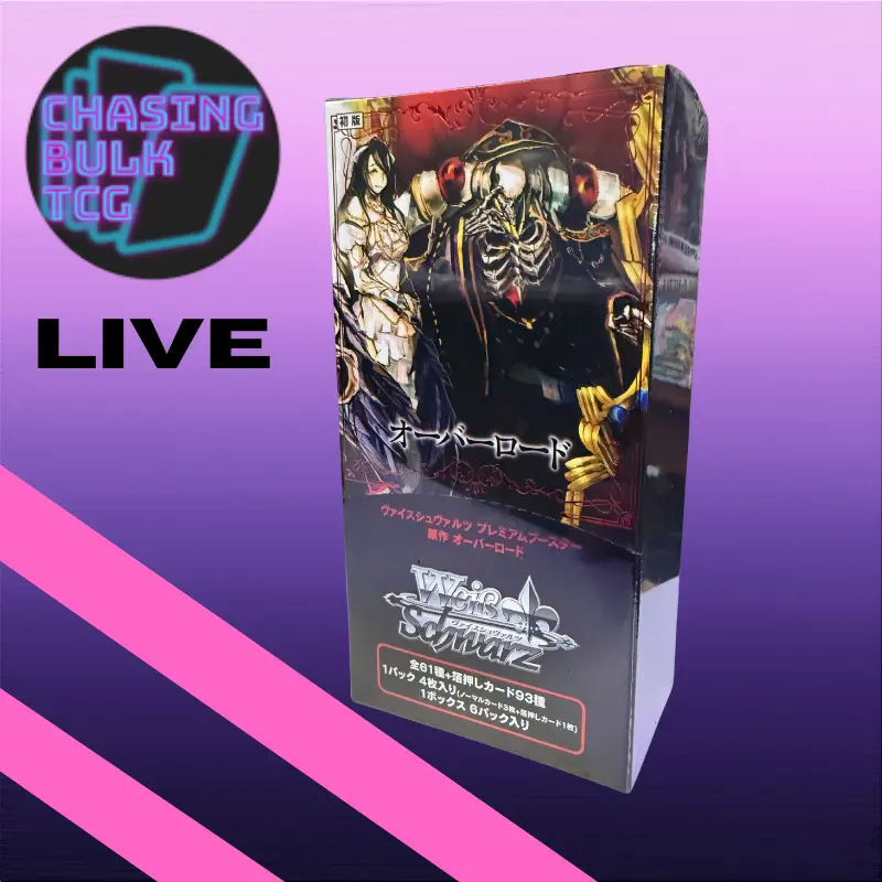 Weiss Schwarz Original Overlord Premium Booster Box Japanese