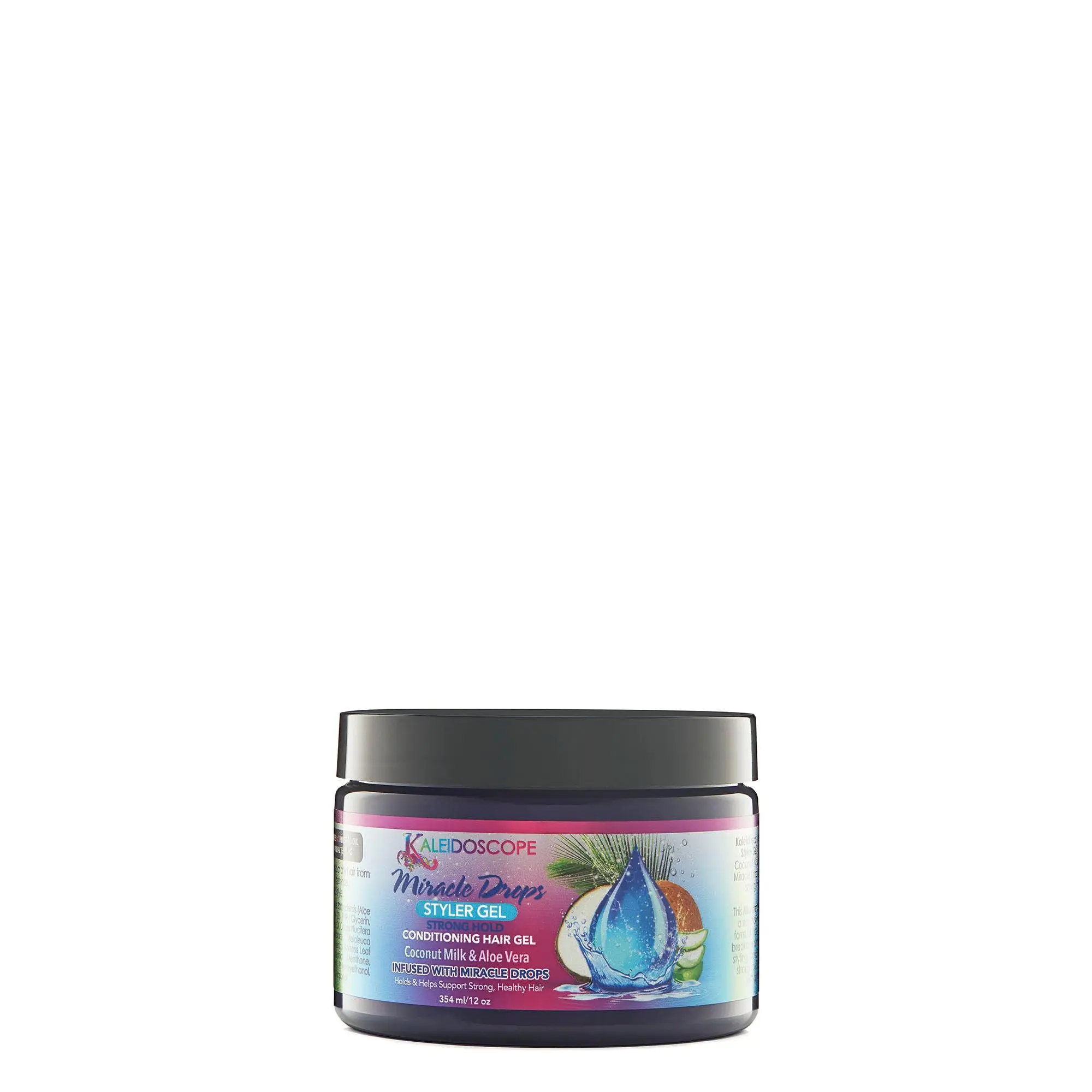 Miracle Drops Styler Gel - Conditioning Hair Gel 12oz Miracle Drops Styler Gel - Conditioning Hair Gel 12oz