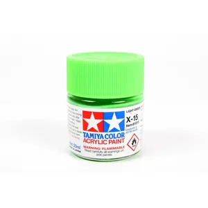 Tamiya ACRYLIC X-15 LIGHT GREEN - 23ML BOTTLE