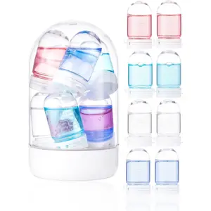 Waterless Dog & Cat Shampoo – Odor Control, Safe to Lick, Plant-Based, No Bath Needed – Stain Remover – 8 x 0.41 fl oz (12ml) Travel Tubes – 4 Calming Scents – Ideal for Sensitive Pets