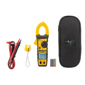 INC. 61-737 Digital AC Clamp Multi Meter 400 Amp 600-, Red Electrical Clamp Meter,  III 600V | 0-400A AC, 0-600V , TRMS, NCV, Diode Testing, Backlit Display, Probe Holder