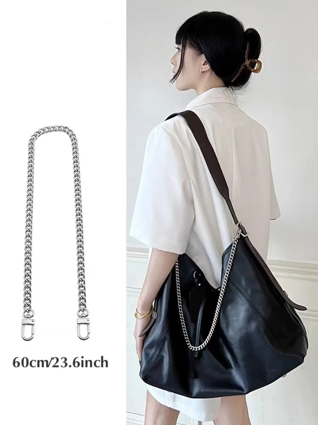Wallet Chain Strap, Wallet Replacement Band, Fashionable Chain Strap, Fashion Handbag Accessory, Suitable for Women and Girls, Casual Style, All Seasons