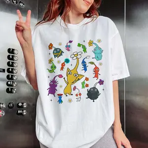 Funny Pikmin Gaming Graphic Tee, Pikmin Game Lover T-Shirt