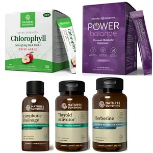 Snatched by Summer Bundle: Lymphatic Drainage, Thyroid Activator, Berberine, Power Balance, Apple Chlorophyll for Metabolism, Bloating, Puffiness & Energy Support