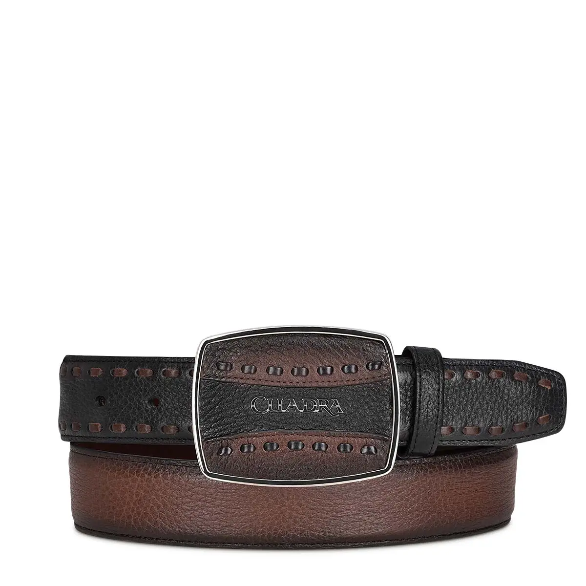 Cuadra Brown Deer Woven Belt BC261