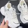 Women's Casual Sports Shoes, Sporty Running Shoes, Fashionable Running Shoes, Comfortable Athletic Footwear with Breathable Design for Daily Wear, Stylish Ladies Sneakers with Stripes, Perfect for Gym and Outdoor Activities