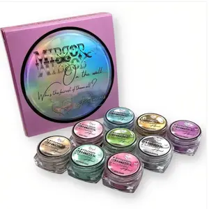 Mirror Pigment Collection/Nail Art Glitter/rub on chrome