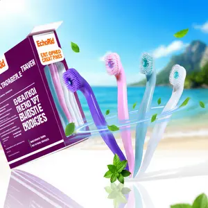 48 disposable convenient toothbrushes for travel Soft and fine hair that does not damage gums or enamel No Rinsing Needed, Individually Wrapped&TSA Friendly, Soft Fine Bristles Precise Cleaning forHard-to-Reach Spots, Teeth&Gums CareCleaner Dental