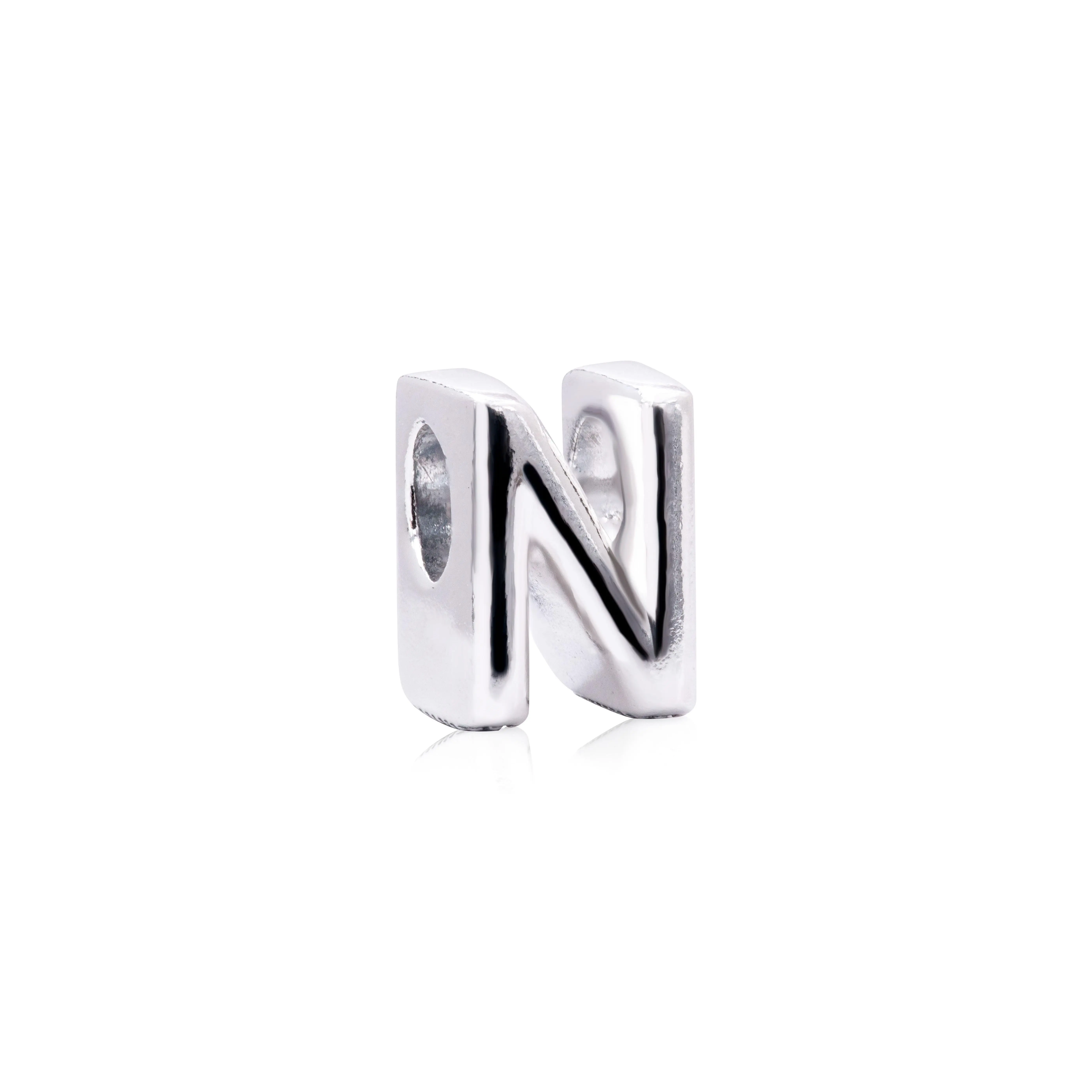 PANDORA Letter N Charm - 797468, Personal, Playful, Dainty Charms & Pendants