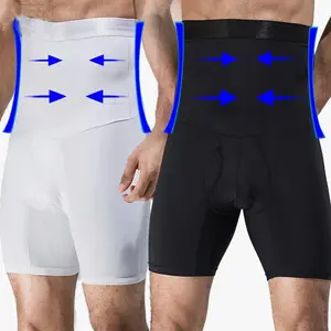Mens Shapewear Tummy Control Shorts Compression,  Body Shaper Boxer Briefs Underwear Body Shaper Tummy Control Shorts Menswear Fitness