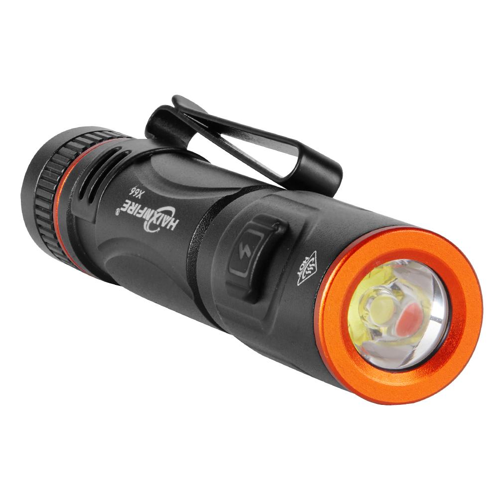 HaixnFire X66 LED Pen Flashlights, Lightweight, Mini, Waterproof Pocket Flashlight with Clip, Small Flashlights for Inspection, Work, Emergency