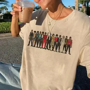 Michael Jackson T-Shirt, M J Homage Retro Unisex Shirt, Full Size Range, Michael Jackson Merch, Perfect Fit for Everyone, Trendy Outfits, Stay Ahead of