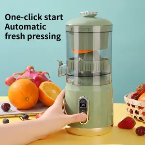 3-Color Electric Citrus Juicer Portable Kitchen Juice Extractor with Pulp Separation