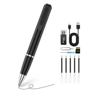 Mini Camera Portable Pen No-WiFi Security Camera for Home & Outdoor Monitoring with Motion Detection & Meeting Recording