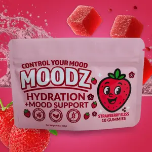 Strawberry Bliss Gummies - MOODZ Hydration & Mood Support Strawberry Bliss Gummies - MOODZ Hydration & Mood Support