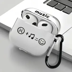 Creative Music Expression Graffiti Earphone Protective Case, Durable Anti-fall Protection Earphone Case, Earphone Protector Cover Compatible with AirPods, Earbuds, Headphones, Headset, Audio