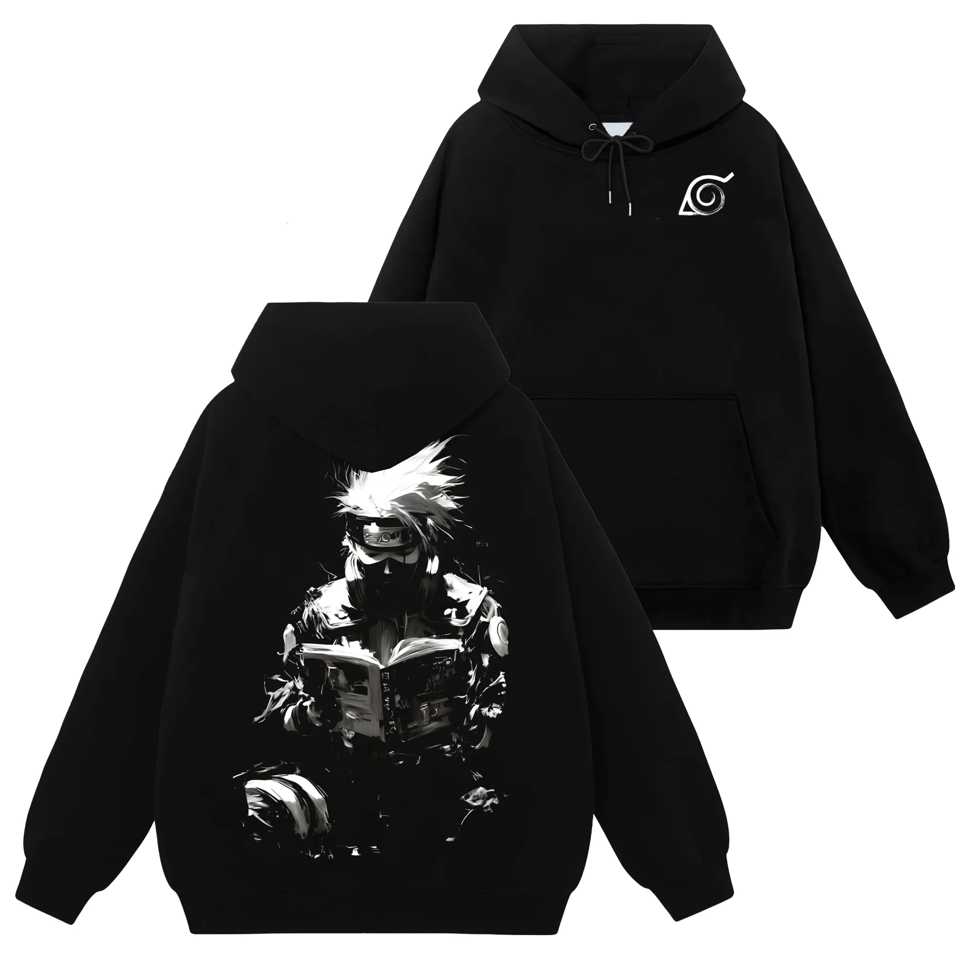 [Shinobi Shop] Limited Kakashi Hatake - Naruto Shippuden #40 Hoodie T-Shirt Sweatshirt, Retro Vintage Unisex Graphic 90s Cotton, Gift For Wibu, Anime Manga Y2K Streetwear Fabric Womenswear