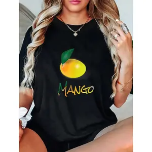 100% Cotton JC T-Shirts Mango Fruit T-Shirt