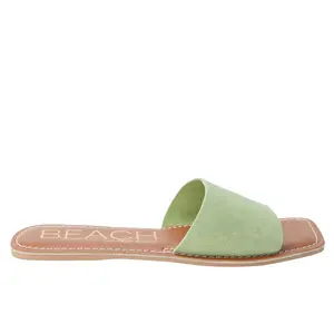 BEACH by Matisse Womens Bali Slide Flat Casual Sandals Casual - Green