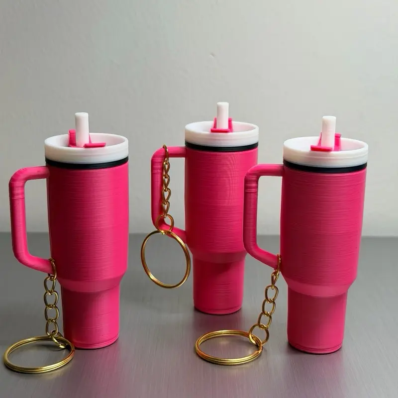 Secret Cup Charm – Hidden Storage Keychain, 3D Printed, Available in 11 Colors