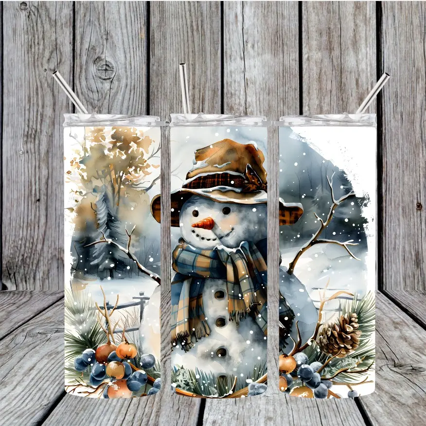 Brown and Blue Scarf 