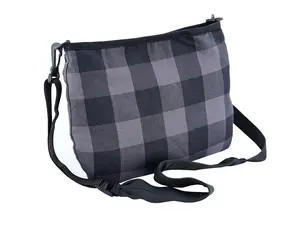 LVAD HeartMate Flannel Grey Carry Bag