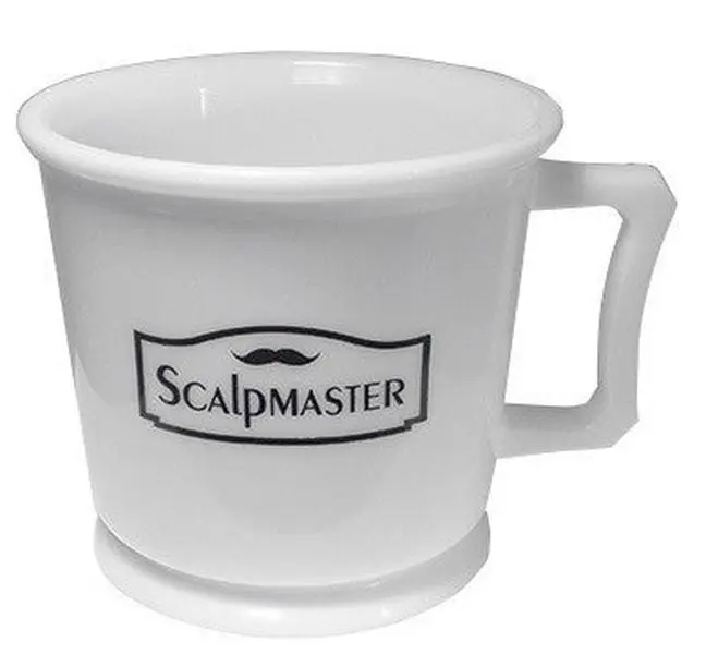 Scalpmaster Professional Shaving Mug-White