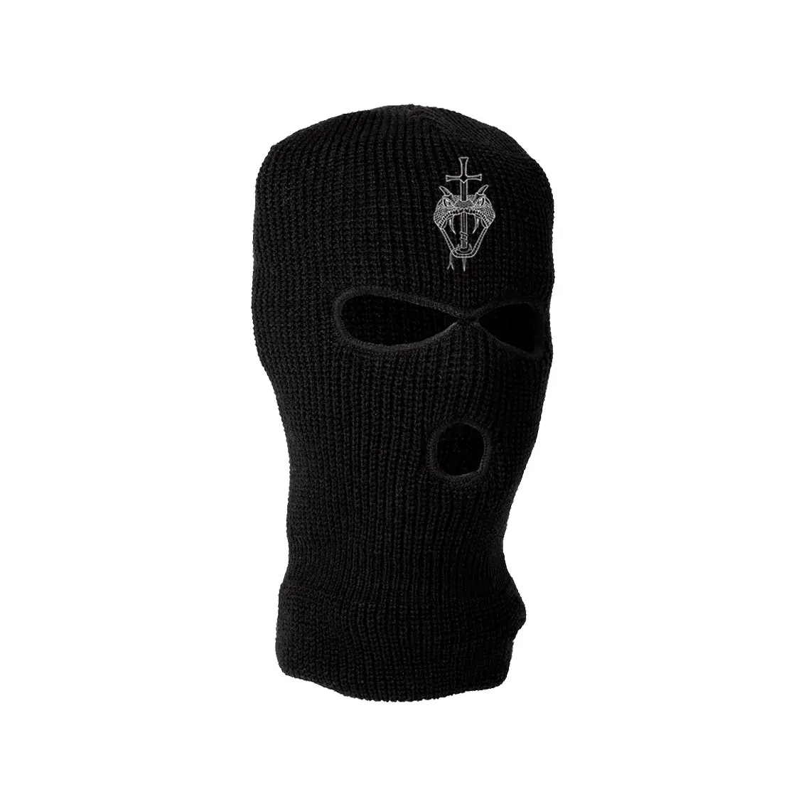'Sword & Snake Logo' 3-Hole Balaclava Mask