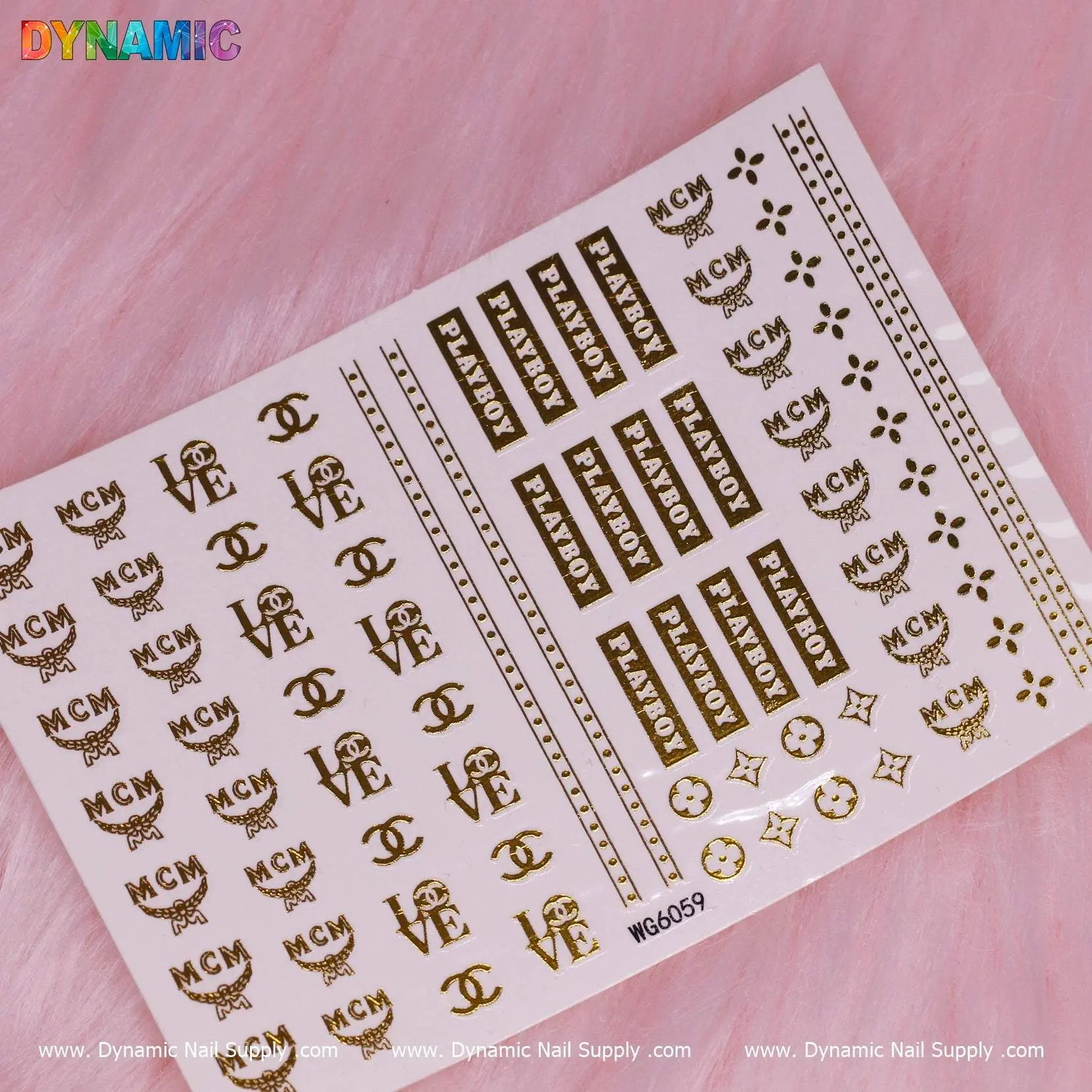 Luxury Style Water Decal (WG6059) - Gold