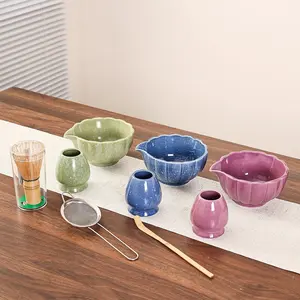 5-Piece Matcha Tool Set, Essential Japanese Tea Ceremony Kit, Bamboo Whisk Spoon Brush, Matcha Bowl, Home Use, Traditional Tea Accessories, Tea Making Tools