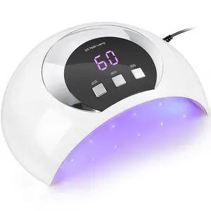 UV LED Nail Lamp, 54W UV Light for Gel Nails with Automatic Sensor/3 Timer Setting Professional Nail Dryer Gel Polish Curing Lamp Nail Art Tools for Gifts for Women