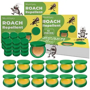 MoonSpry Roach Repellent, Domestic Dormitory KitchenPowerful Cleaning Cockroach Exterminator Cockroach GelBait Pest Control Kit Rodent Repellent Pouches for Indoor& Outdoor Multi-Surface Microfiber Floor Mop indoorinfestation