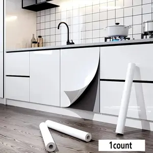 Self-adhesive Wallpaper, Oil-proof Removable Wallpaper, Decorative Wallpaper for Home Kitchen Cabinet Room Decoration