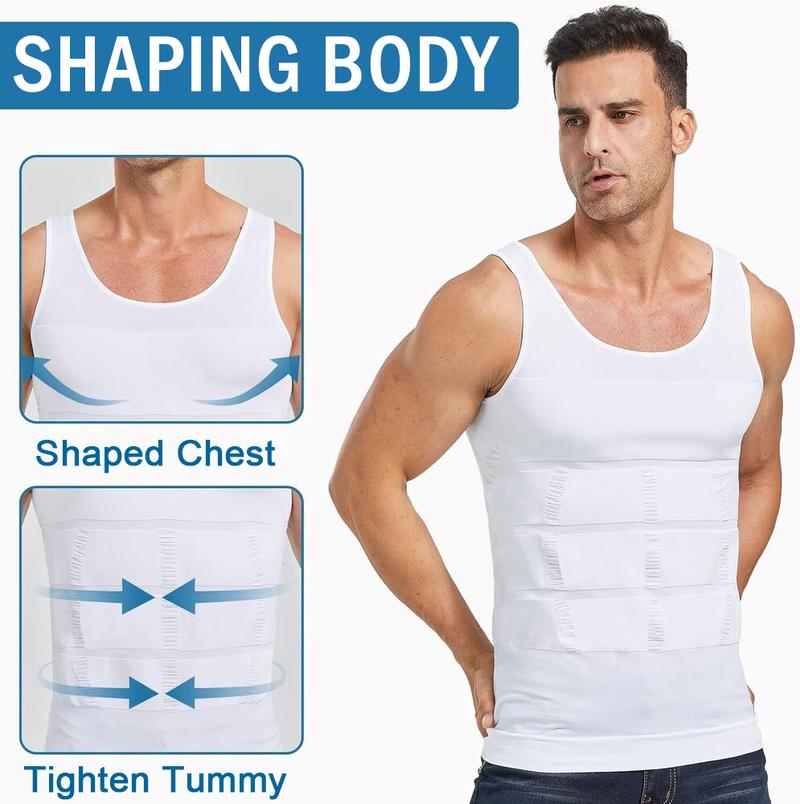 3/2/1 PACK Mens Body Shaper Tummy Vest Compression Shirts Menswear Male Compression Shirt Tank Top Shapewear Workout Tighten Abdomen Undershirt Athletic Compression Under Base Layer Sport Tank Top 3/2/1 PACK Mens Body Shaper Tummy Vest Compression Shirts Menswear Male Compression Shirt Tank Top Shapewear Workout Tighten Abdomen Undershirt Athletic Compression Under Base Layer Sport Tank Top