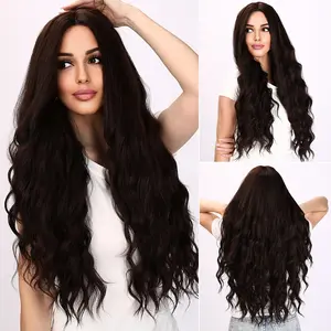 SMILCO/Brown  | Body Wave  | Curly Wig | 32 inch |SM5036