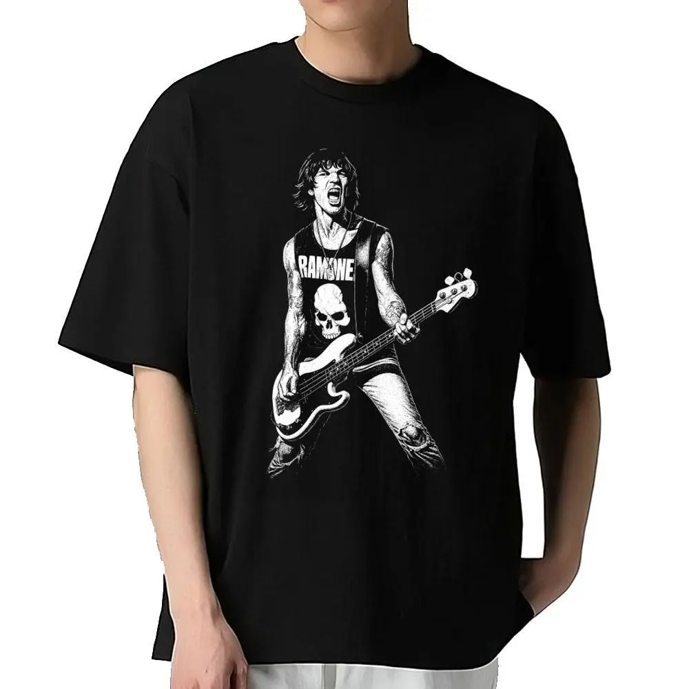 Dee Dee Ramone Rock Legends Silhouette T Shirt
