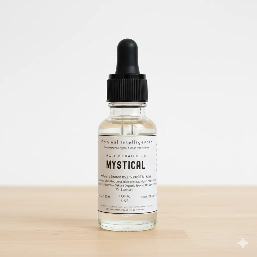 MYSTICAL Vibrated Holy Oil, especially for internal spiritual awakening conecting your soul with universal quantum dimensions